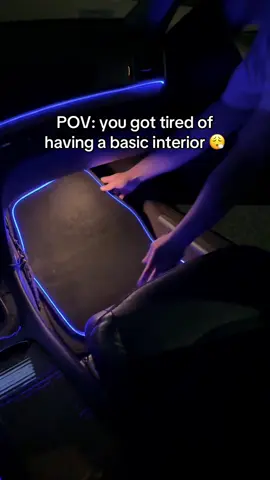If you want to be basic just say it🤷‍♂️ #fyp #car #led #myledmats #carguy 
