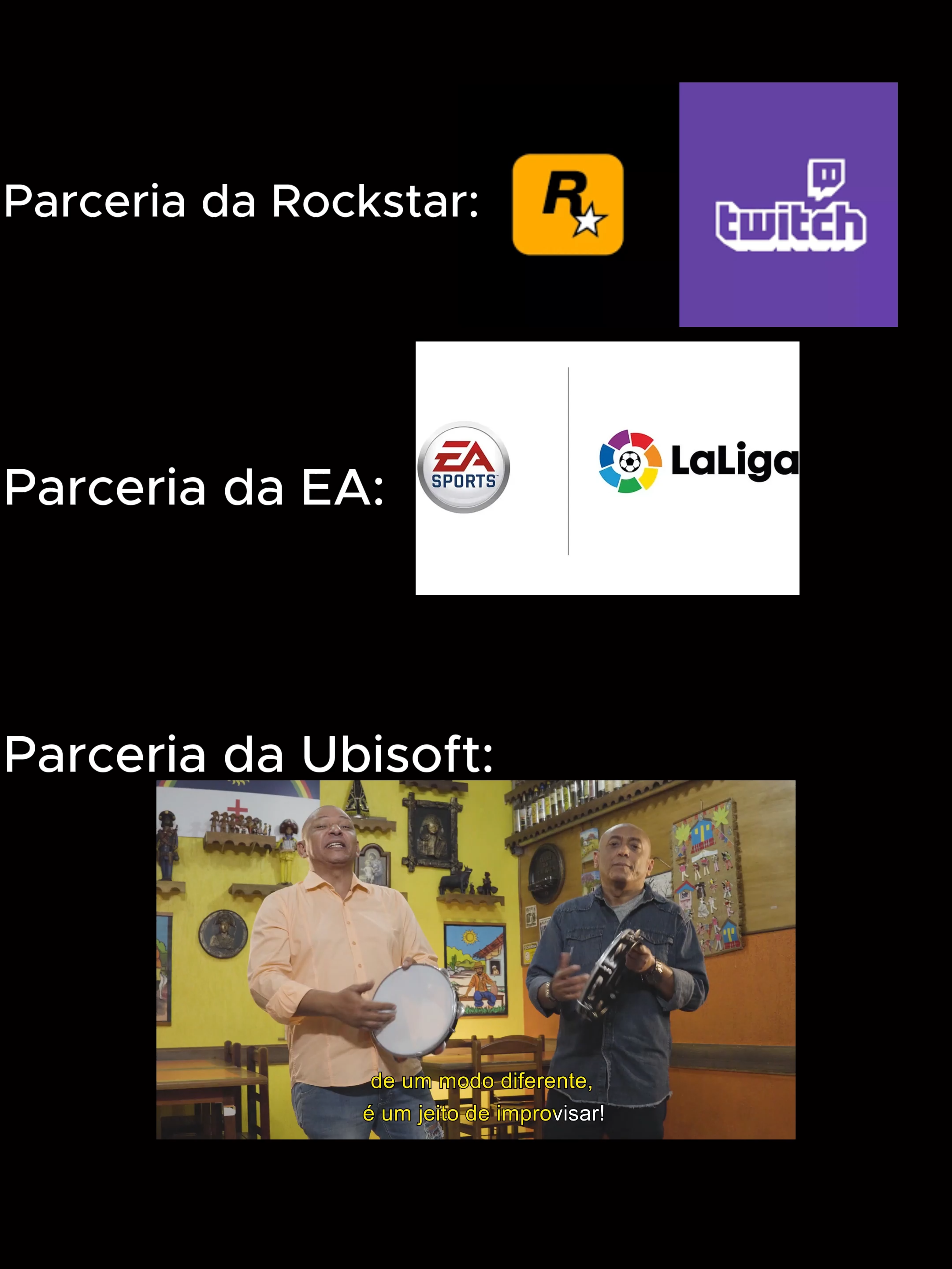 Parcerias das Empresas #fyy #rockstar #ubisoft #assassinscreedvalhalla