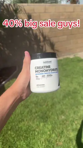 Nutricost creatine is on a big flash sale today! Please note sales are limited and prices may differentiate based on when you view the video. For most up to date prices, check the product page.