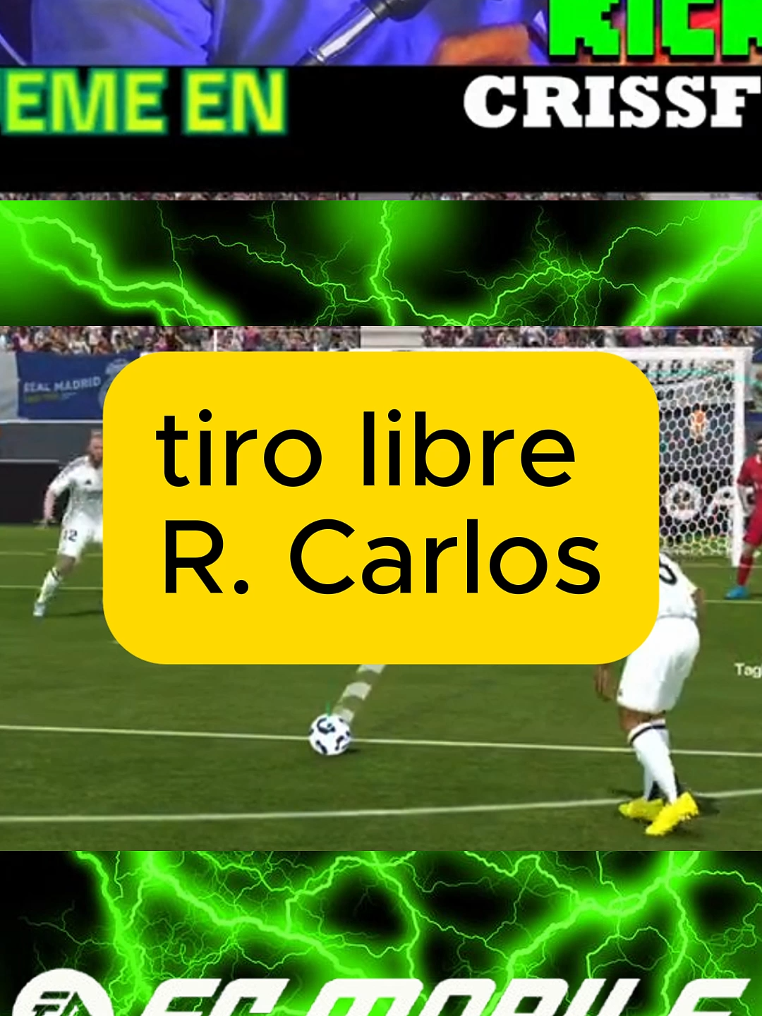 tiro libre rcarlos #fcmobilelatam #fc25 #paratii #tiktokviral
