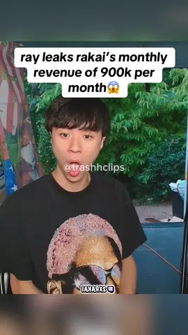ray leaks rakais monthly revenue of 900k per month😱#rakai #2xrakai #fyp #viral 
