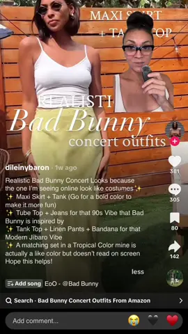 #greenscreen Dileiny Baron has deleted her socials and the Bad Bunny Concert Outfits continue to slay all over the news 💋 #badbunnypr #badbunnyconcert 