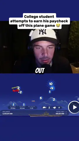 College student attempts to earn his paycheck off this plane game 😭 #trending #fypシ゚viral 