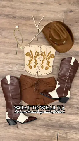 Outfits so good they should come with a warning label — prepare to dance on tables, sing in the rain, and act a little out of character at your next music festival.#countryoutfit #festivaloutfits #cowgirloutfit #WesternFashion #styleinspo #whattowear #concertoutfit 