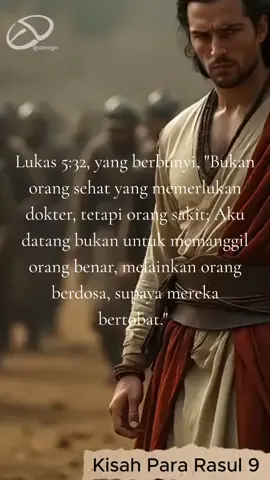 Inilah sosok dlm Alkitab yang Fenomenal dan kontroversial.. Dia banyak mendapat tuduhan² dan fitnahan yg cukup luar biasa.. tapi kepada Dialah Kemuliaan ALLAH dinyatakan dalam perjalanan hidupnya..Dia seorg pembenci dan penganiaya KRISTUS, malah di pakai ALLAH utk pemberitaan INJIL kebenaran.. karena TUHAN YESUS KRISTUS berbeda dgn tuhan² lainnya..dlm Lukas 5:32,  berbunyi, 