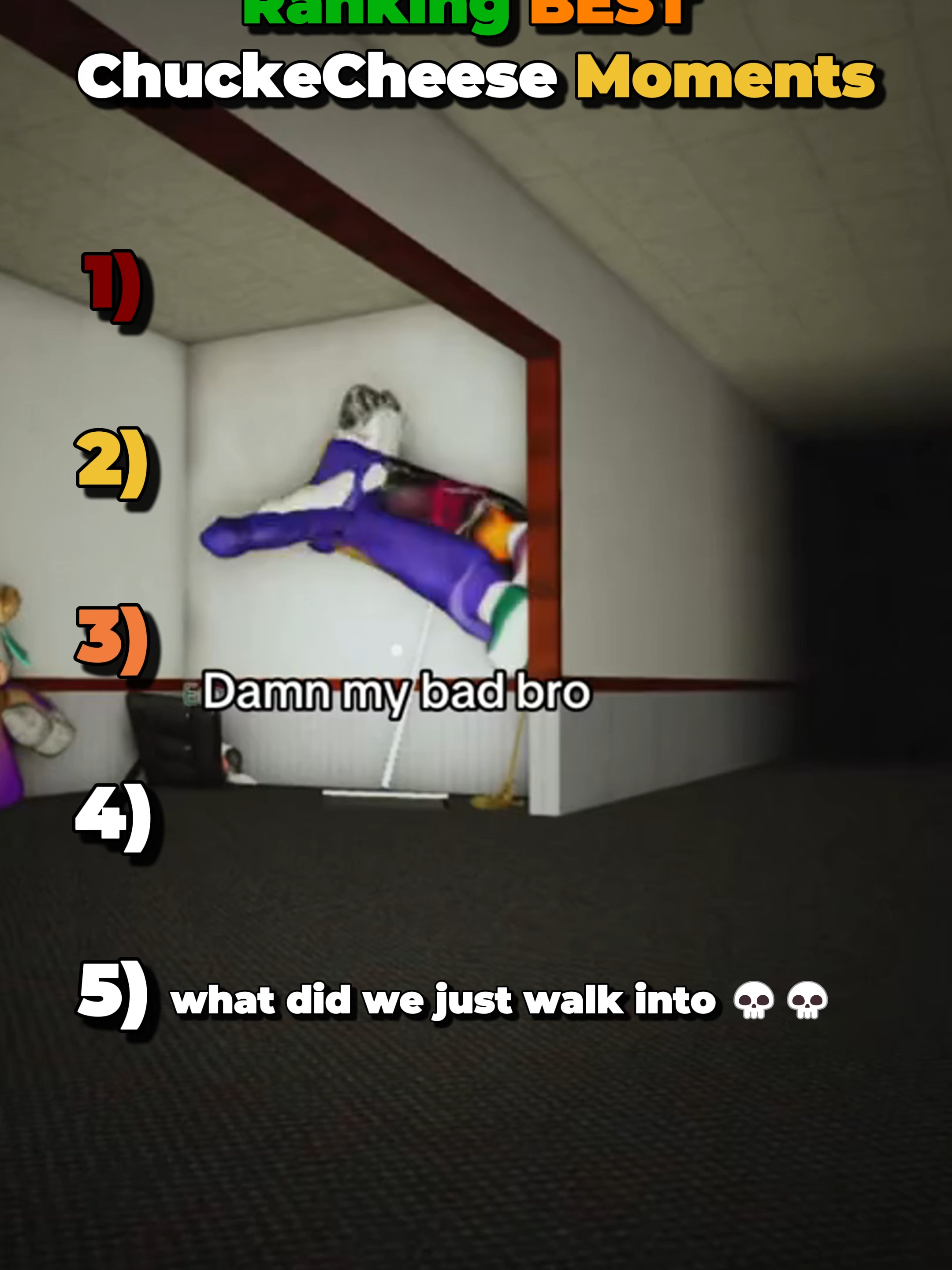 Ranking BEST ChuckeCheese Moments 🗣️🔥🔥 #chuckecheese #chuckecheeseroblox #funny #robloxfyp #roblox