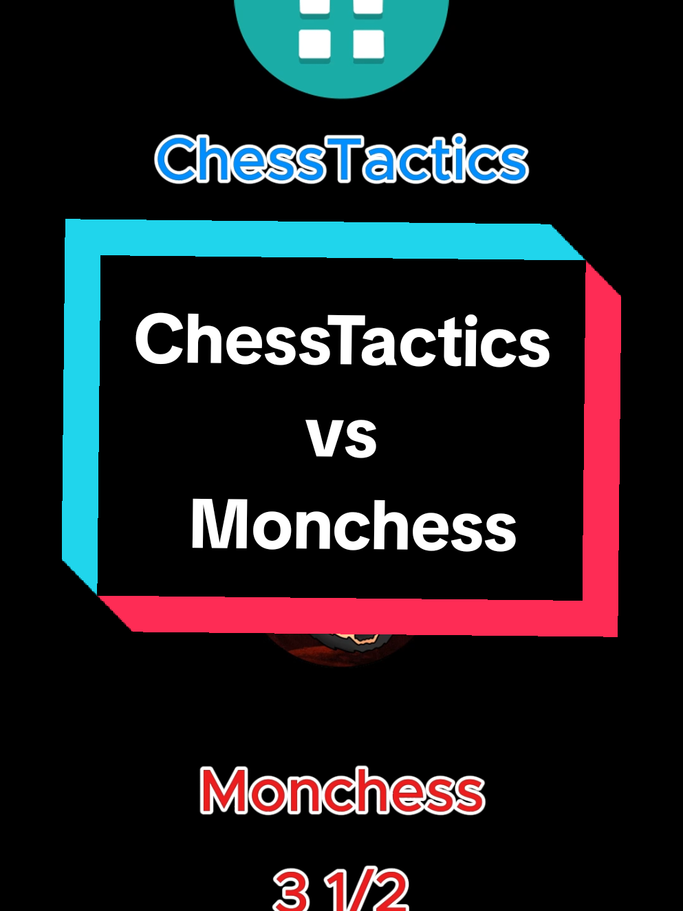 Chesstactics vs Monchess #monchess #chesstactics #chess #lichess #chesscom #ajedrez #táctica 
