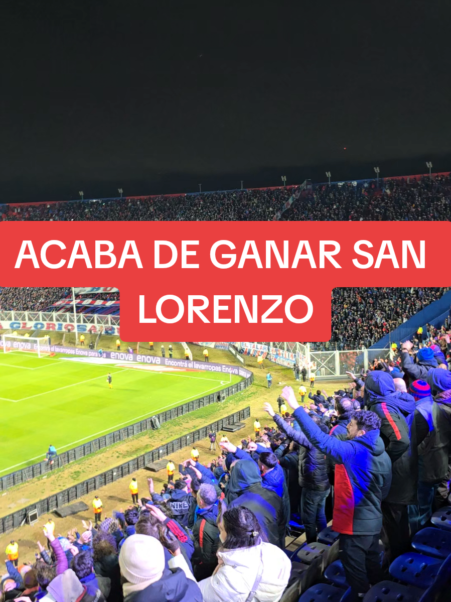 ACABA DE GANAR SAN LORENZO #sanlorenzo #velez #afa #ciclon #velezsarsfield 