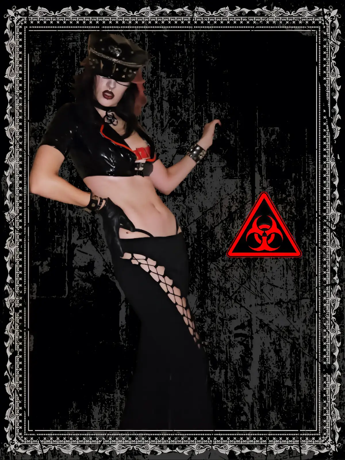 #goth #gothic #gothfashion #industrial #industrialgoth #militarygoth #kmfdm 