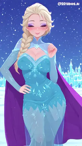 Frozen Elsa Dance #Elsa #Frozen #Anime #Animation #CFSStudios