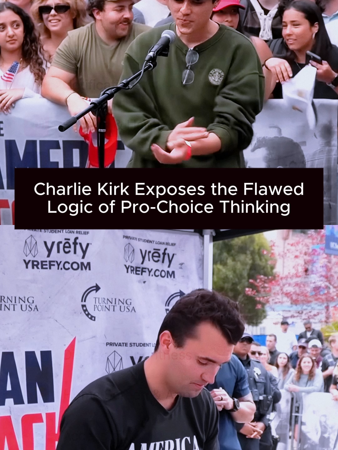 Charlie Kirk Exposes the Flawed Logic of Pro-Choic #debate #usa #charliekirk