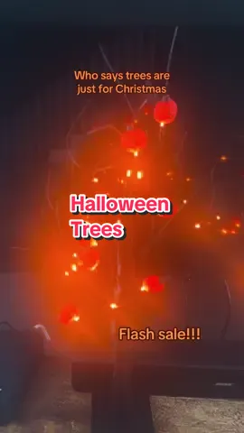 Halloween two pack trees, 3 different colors to choose from! 