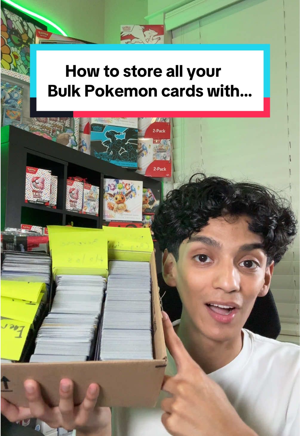 Storing all your old or new bulk Pokemon cards #pokemon #pokemoncards #pokemontiktok 
