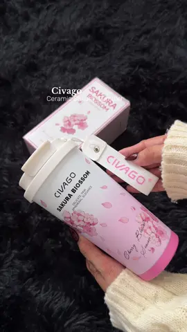 Got my new sakura tumbler from #civago #civagotumbler 