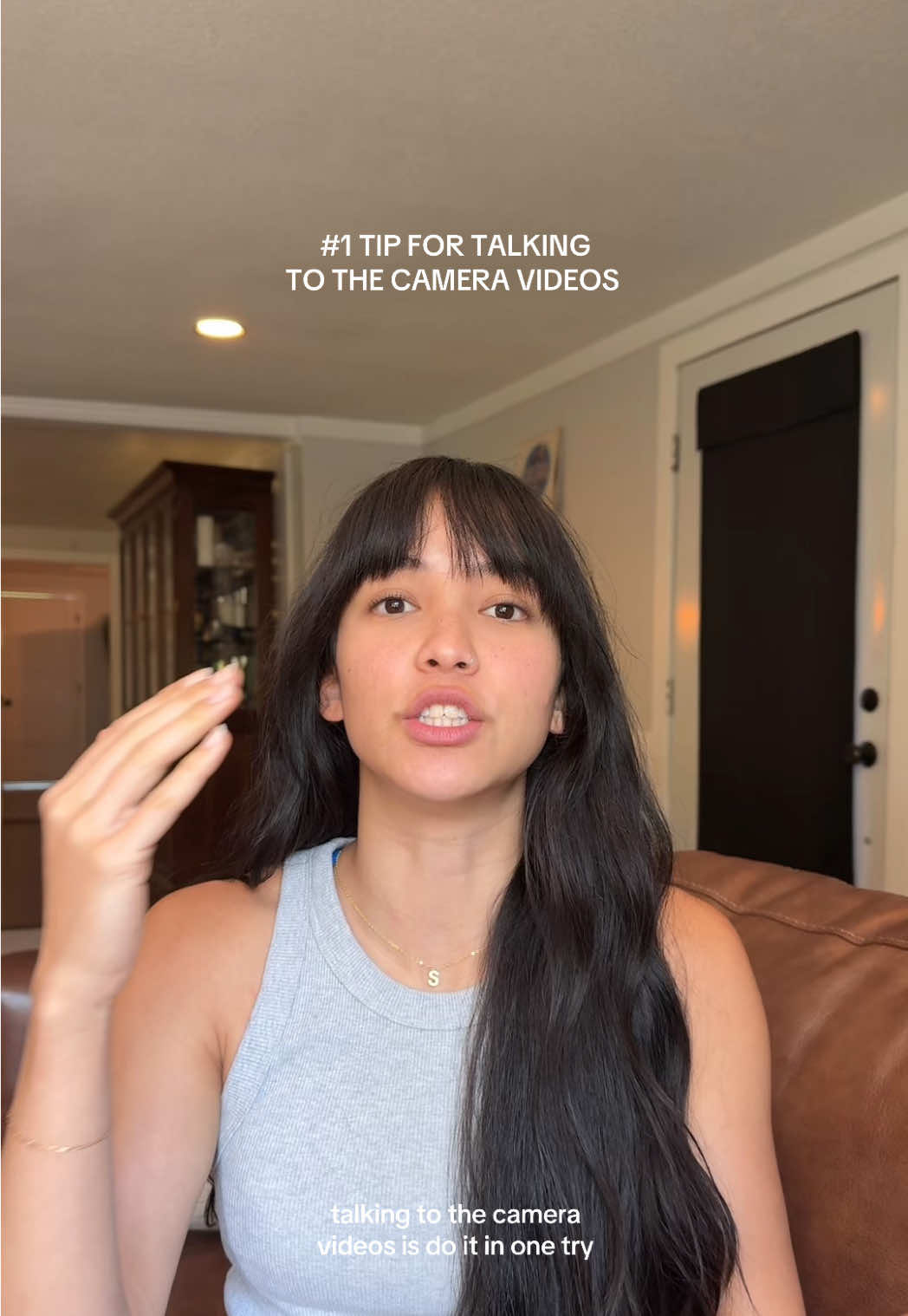 I find it’s best to gather my thoughts before I hit record and then while I’m talking I literally pretend like I’m talking to my husband so it feels less weird🫠 #momcontent #contentcreator #smallcreator #howtogrowontiktok #smallcontentcreator 