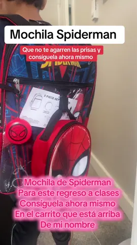 Mochila de Spiderman para este regreso a clases #spiderman #marvel #backtoschool #tiktokshop #virał 