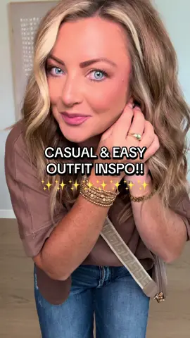 Casual outfit inspo that’s equal parts comfy and cute — featuring stretchy jeans that move with you, an oversized tee for that effortless vibe, a chic crossbody purse to keep it hands-free, and suede slip-on clogs to pull it all together. Everyday style made easy. #outfit #outfits #outfitinspo #outfitideas #OOTD 