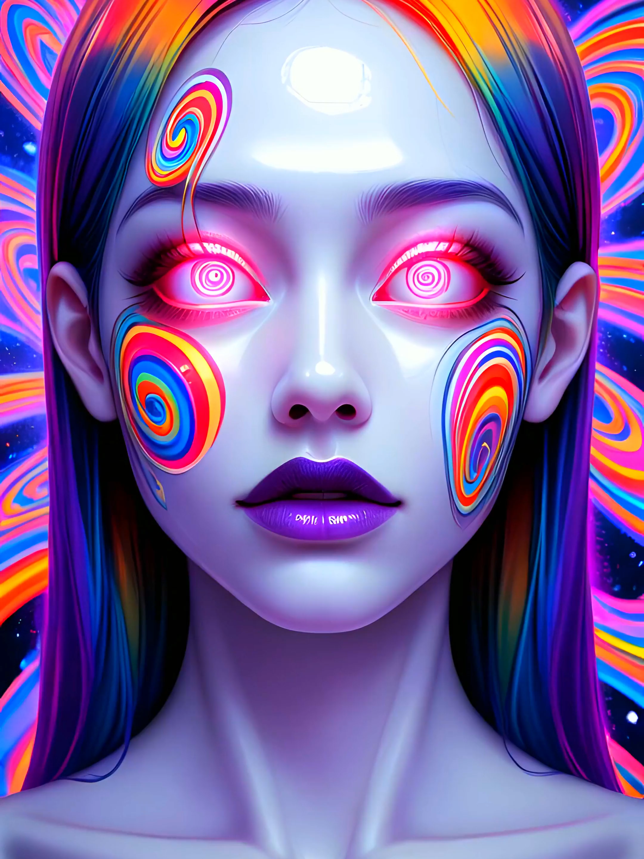 Dream with me #generativeart #vj #vfx #visuals* #animation #aiart #cgi #modernart #colorful #fyp #trippy #dream #horrortok #scary #scarytiktoks #Cult #Cults