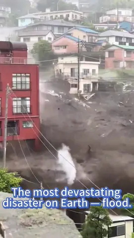 The most devastating disaster on earth— flood.#flood 