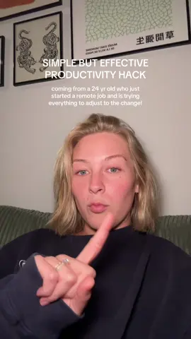 other things that have helped a TON this week are getting dressed/doing makeup daily, & taking small breaks thru the day! Honestly this adjustment has been more difficult than I expected it to be, but I already feel more optimistic after trying this focus mode hack out! #wfh #remotework #newjob #productivityhack #practicaltips #focusmode #creatorsearchinsights 