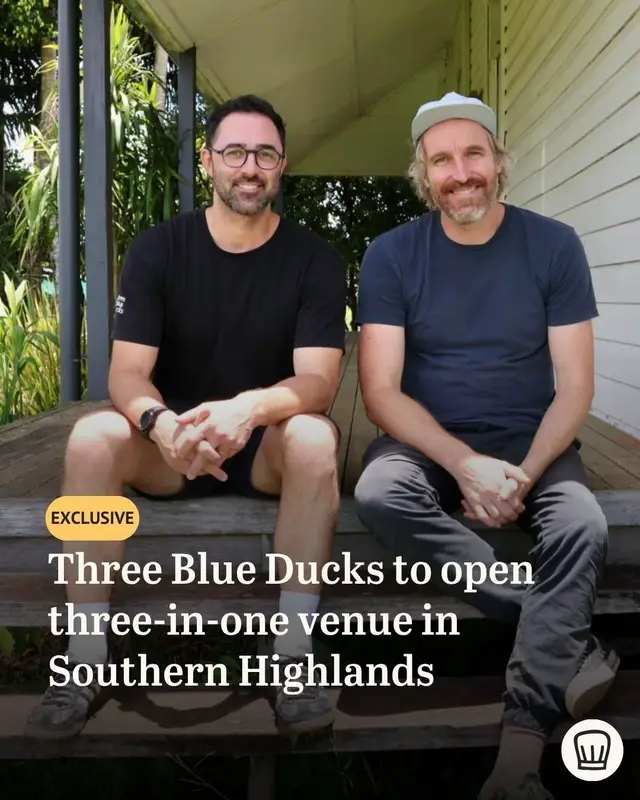 Exclusive: Three Blue Ducks will transplant its successful Byron Bay “farm” formula to the Southern Highlands, inking a monster deal to open multiple venues on a working farm near Bowral linked to one of the richest people in the country.⁠ Read the exclusive at smh.com.au/goodfood #threeblueducks #nsw #southernhighlands 