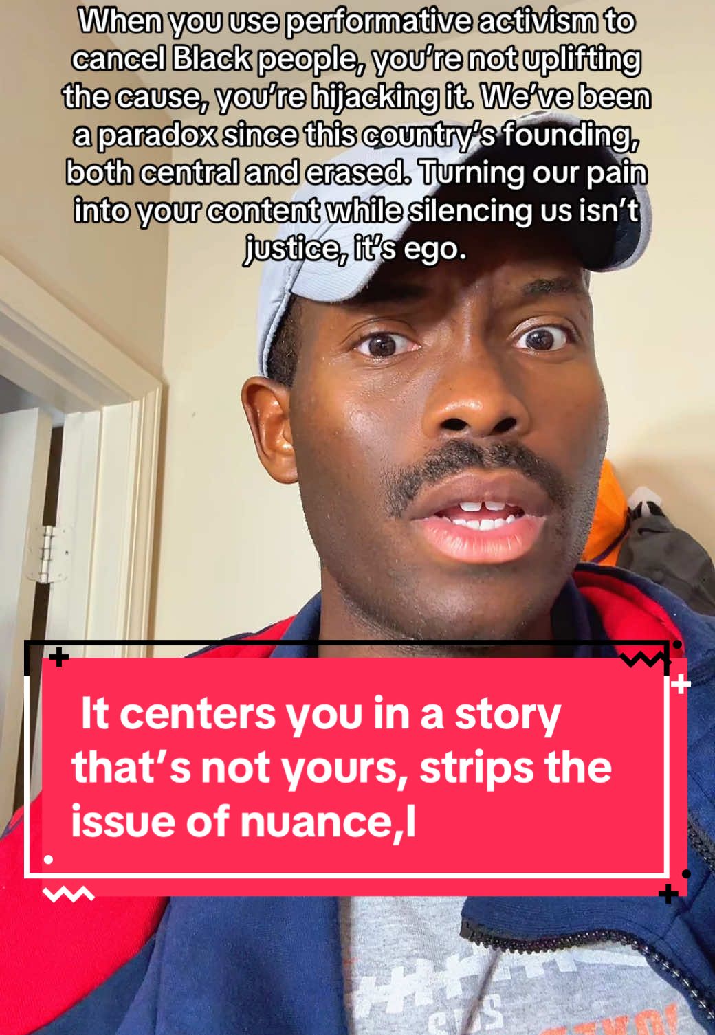 It centers you in a story that’s not yours, strips the issue of nuance, and commodifies pain for clout. #liberal #blacktiktokcommunity #Democrat #pov