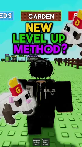 The Frenchfry Ferret is INSANE for leveling up pets in grow a garden 🤯 #roblox #growagarden #fyp 