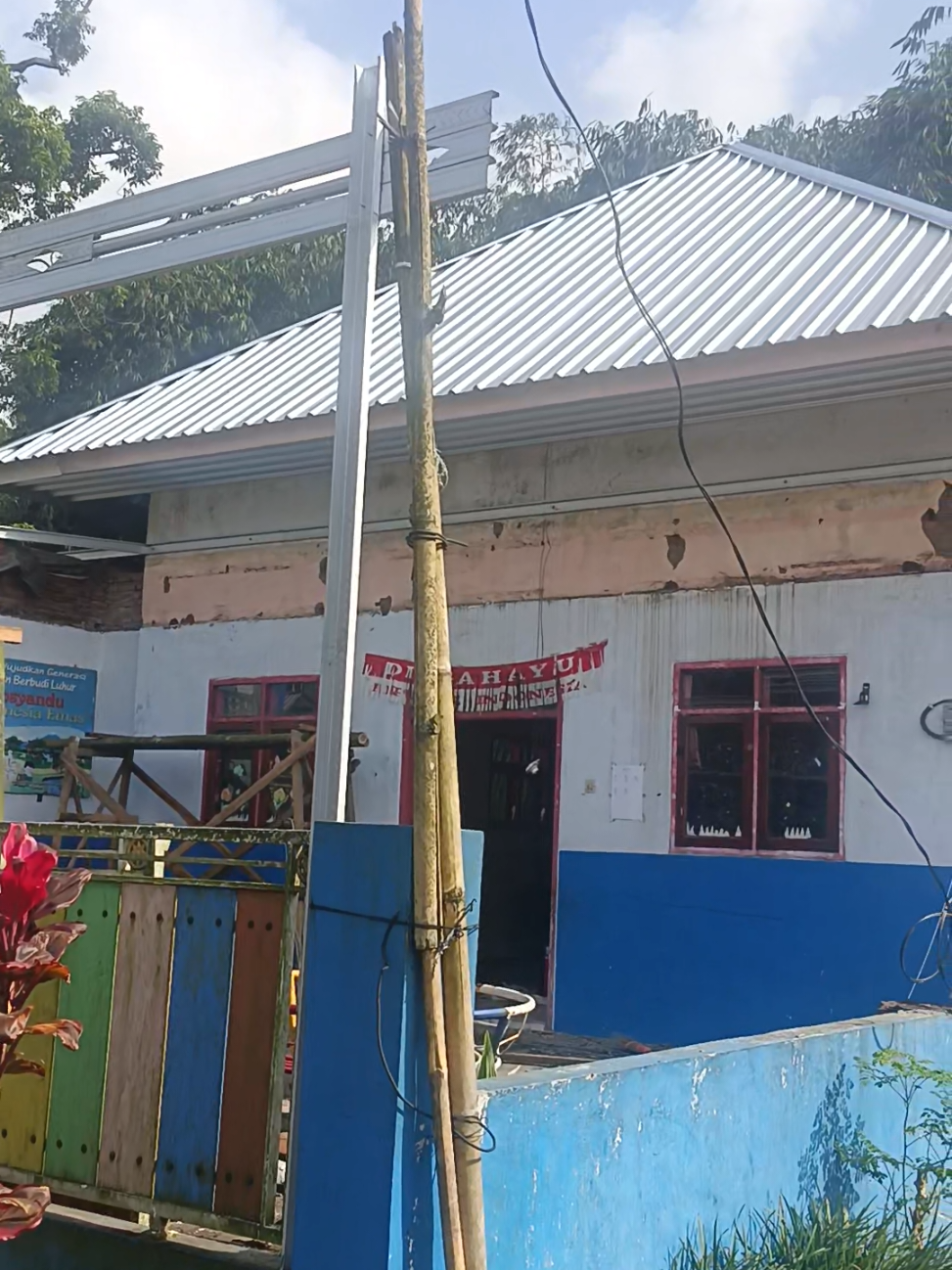 Renovasi sekolah PAUD bambu wulung desa sumbermujur anggaran dana desa 40 Juta #desasumbermujur 