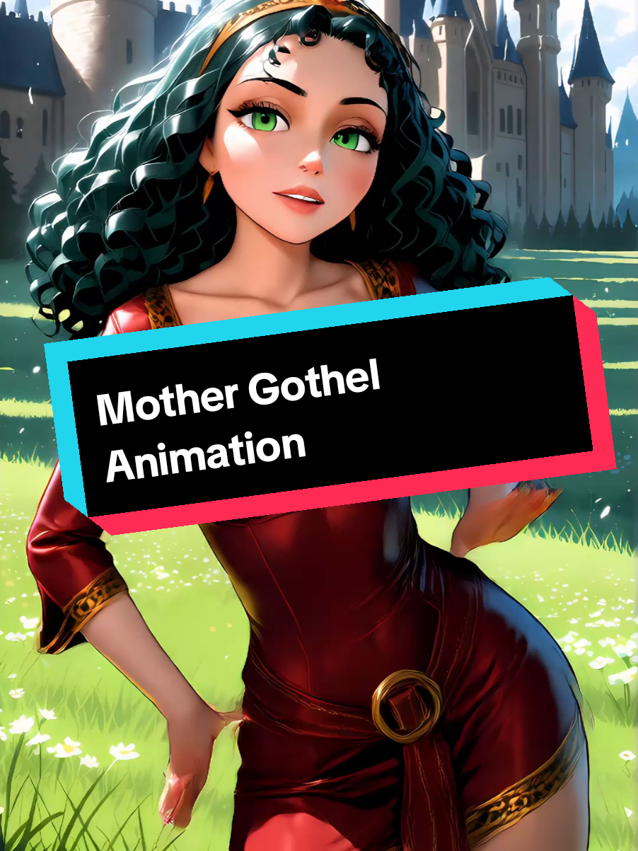 Respuesta a @el_yisus12ghj Mother Gothel Animation #gothel #rapunzel #tangled #disney #animation #ai #mothergothel OG by @nixxii 