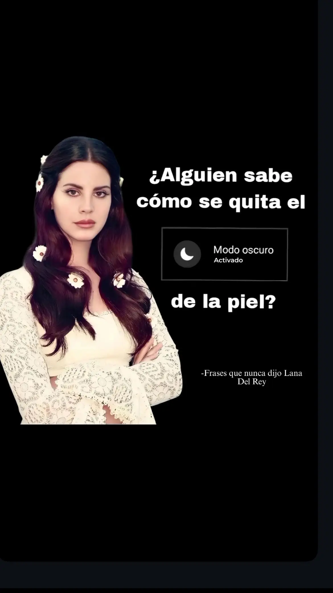 Alguien sabe??? #alguien #sabe #como #se #quita #comosequita #el #modo #oscuro #modooscuro #de #la #piel #does #someone #know #how #to #take #out #the #darkness #mode #from #the #skin #alguiensabecomosequitaelmodooscurodelapiel  #doessomeoneknowhowtotakeoutthedarknessmodefromtheskin 