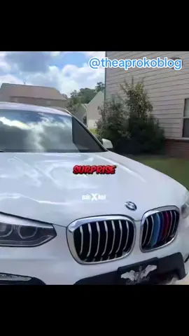 Hmmm.. he reject the car his mother bought and insisted he want a higer model  