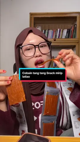 🚨 Warning! Sekali coba, susah berhenti😭 #tangtangsnack #latiao #latiaosnack #snackunik #cemilan #cemilanviral #cemilanenak 