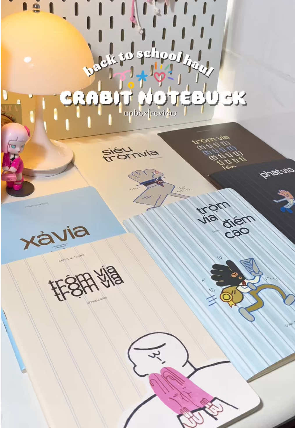 Trộm vía năm học mới suôn sẻ, điểm cao hẹ hẹ #tromvia #crabitnotebuck #crabit #vocrabit #backtoschool #vohocsinh #taphocsinh 