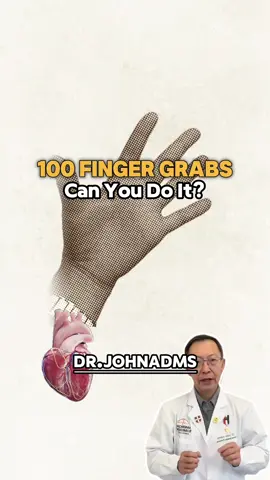 100 Finger Grabs—Can You Do It? for Better Blood Flow! #HeartHealth#BloodCirculation#PreventBloodClots#HealthyVessels#LowerBloodPressure#NaturalHealing#DailyWellness#drjohnadams #fyp 