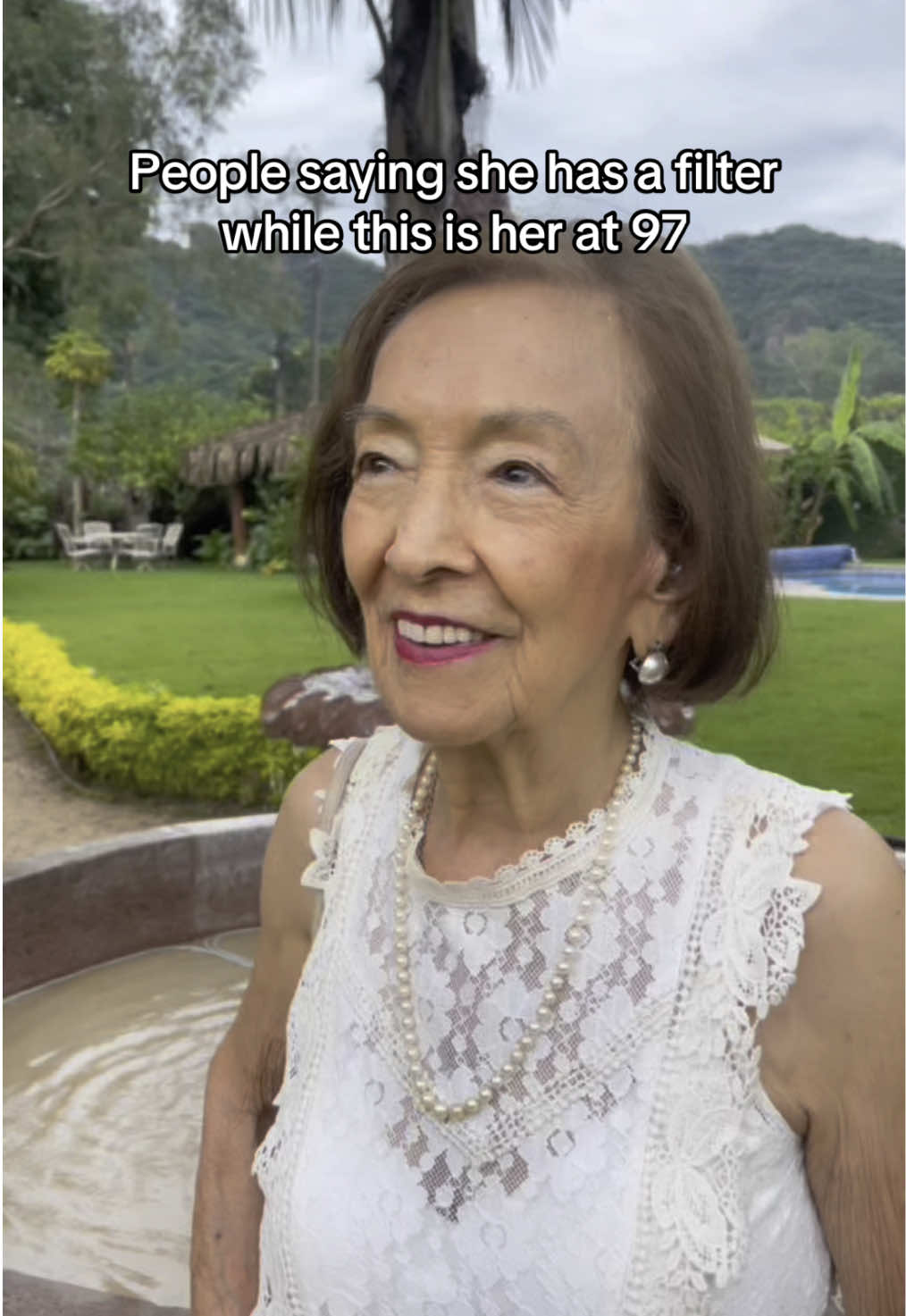 I think we have the next top model 😎  . . . #grandma #fyp #model 
