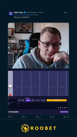 this guy is locked in #jamiecampbellboweredit #kickstreaming #roobet