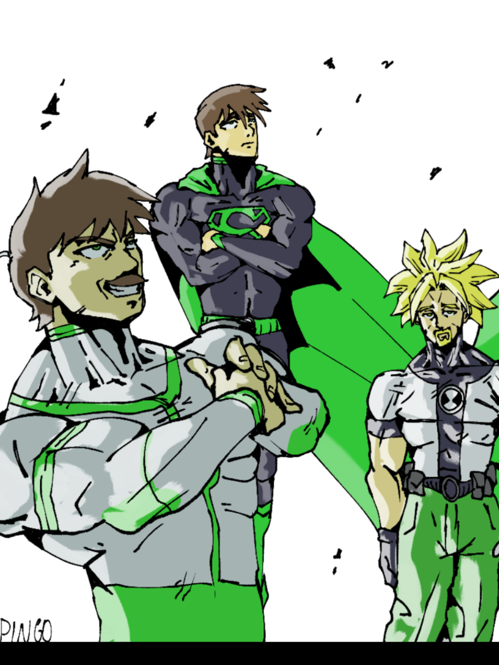 Ben 10 Multiverse #ben10 #speeddrawing #invencivel 