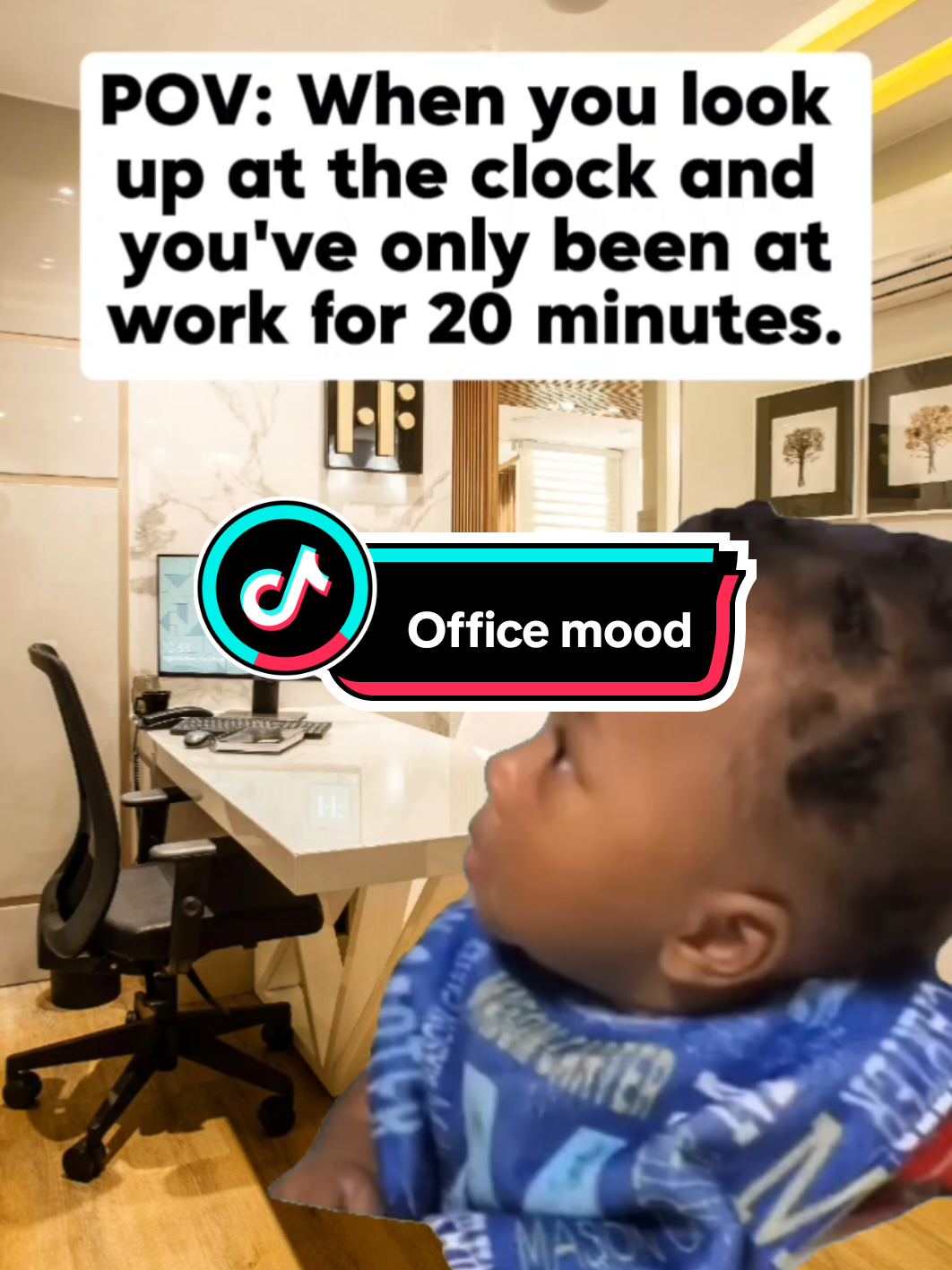 Workday struggles hitting hard after just 20 minutes  #creatorsearchinsights #WorkLife #TooSoon #OfficeMood #Relatable