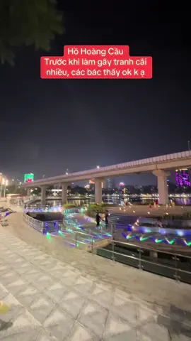 Hồ Hoàng Cầu mới #hohoangcauhanoi #hanoi #foryou #xuhuong #viral 