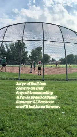 It was a hottttt one but the season is over! Loved it so much 🥰⚾️ #motherhood #5kidsunder6 #momof5 #sahm #largefamily #homeschoolingmom #happythursday #mama #5kids #tball #tballmom #baseballmom #baseball #seasoncomestoanend #memories #summer25 