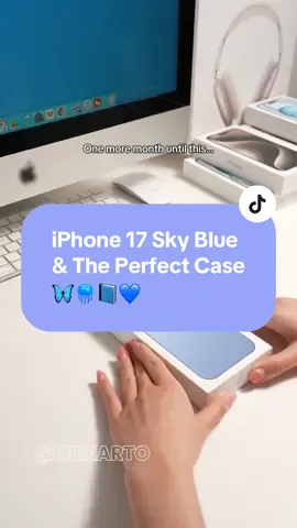 The sky blue #iphone17 is coming…if your fyp isn’t ready for this blue, you’ve got 30 days to fix it.🙌🏻📲💙 #ornarto #iphone17 #appleproducts #newiphone #tech #fyp 