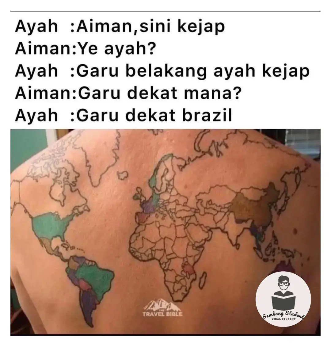 hmmmmm lain macam tato ayah dia 🙂‍↕️
