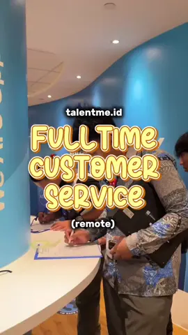 ✨WFH – FULL TIME CUSTOMER SERVICE✨ Ingin bekerja remote dengan peluang upgrade skill dan bahkan dinas ke luar negeri? Yuk bergabung bersama Talentme.ID sebagai Customer Service Full Time! 🚀 𝗥𝗲𝗾𝘂𝗶𝗿𝗲𝗺𝗲𝗻𝘁𝘀: Minimal SMA/SMK Fresh graduate atau 1–2 tahun pengalaman Semangat tinggi untuk berkembang Familiar Google Workspace & Microsoft Office Komunikasi yang baik 𝗕𝗲𝗻𝗲𝗳𝗶𝘁: Work From Home Gaji pokok & lembur Kesempatan dinas ke luar negeri Upgrade skill 📌 𝗗𝗮𝗳𝘁𝗮𝗿 𝘀𝗲𝗸𝗮𝗿𝗮𝗻𝗴: talentme.id/fulltimecs #wfh #fulltime #jobsearch #job #workfromhome #cs #customerservice #remote 