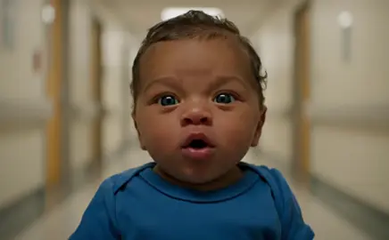 Mad Baby #fyp #babyboy #funny #newborn #doctor 