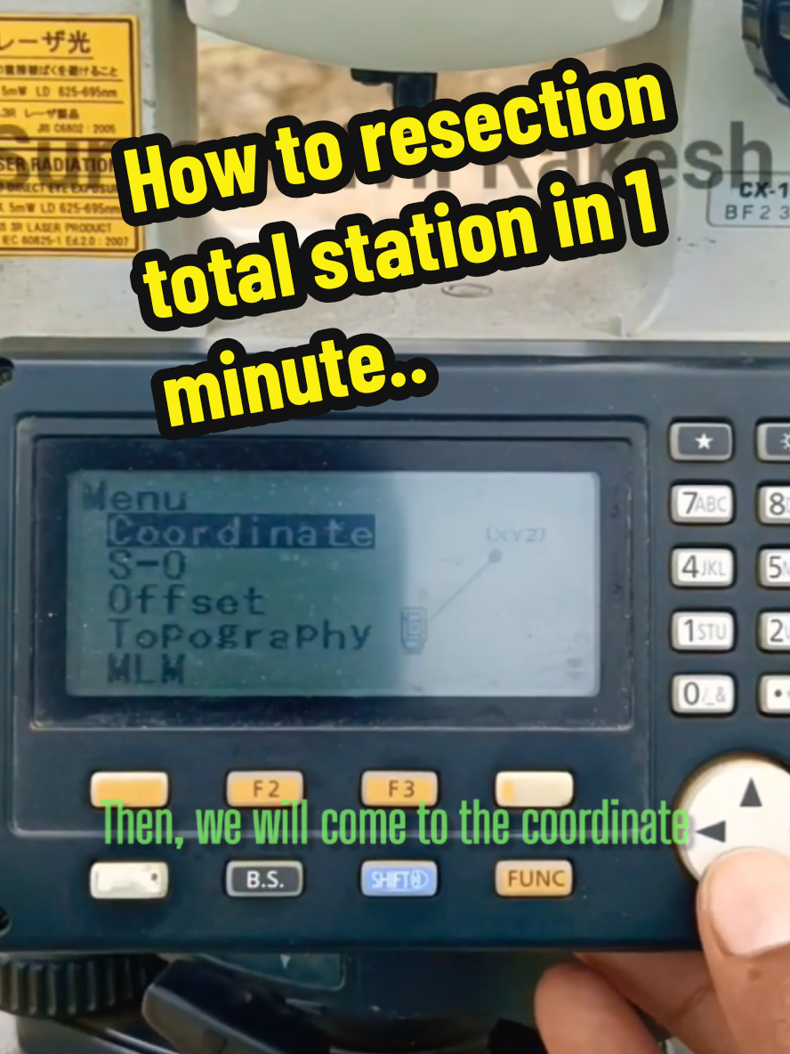 Here’s the updated TikTok description with more detail about the Total Station so viewers understand exactly what they’re seeing: --- 