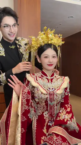 Cô dâu chú rể #widing #douyin #beautiful #dress #hapy 
