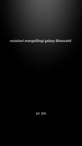 stady tour keliling galaxy cuy🗿👏 . . . Matahari dan seluruh planet yang berada di dalam Tata Surya bergerak mengelilingi pusat galaksi Bima Sakti. Matahari hanyalah salah satu dari sekitar 200 miliar hingga 400 miliar bintang yang membentuk galaksi Bima Sakti .   Lokasi Matahari di Galaksi Bima Sakti   Matahari terletak di salah satu lengan spiral galaksi Bima Sakti, berjarak sekitar 26.000 tahun cahaya dari pusat galaksi. Pusat galaksi Bima Sakti merupakan sebuah lubang hitam supermasif .   Orbit dan Kecepatan Matahari   Matahari bergerak mengelilingi pusat galaksi Bima Sakti dalam orbit yang hampir melingkar dengan kecepatan sekitar 720.000 km/jam. Untuk menyelesaikan satu putaran orbit mengelilingi pusat galaksi, Tata Surya memerlukan waktu sekitar 225–250 juta tahun .   Perbandingan dengan Bintang Lain   Matahari adalah bintang katai kuning (yellow dwarf star) yang merupakan bola gas panas bercahaya di jantung tata surya kita. Meskipun bukan bintang yang sangat besar, massanya 332.946 kali massa Bumi . #edukasi #ilmupengetahuan #Astronomy #alamsemesta #fyp #teori #jjedukasi #faktamenarik 