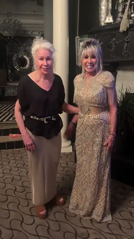 Outfit for my grandsons wedding with my twin sister! #twinsisters #OOTD #glamma #grandmasoftiktok 
