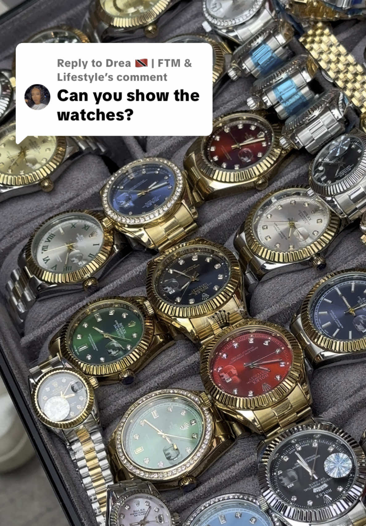 Replying to @Drea 🇹🇹 | FTM & Lifestyle #CanalStreet #cartier #NYC #rolex #lv #goyard #purse 