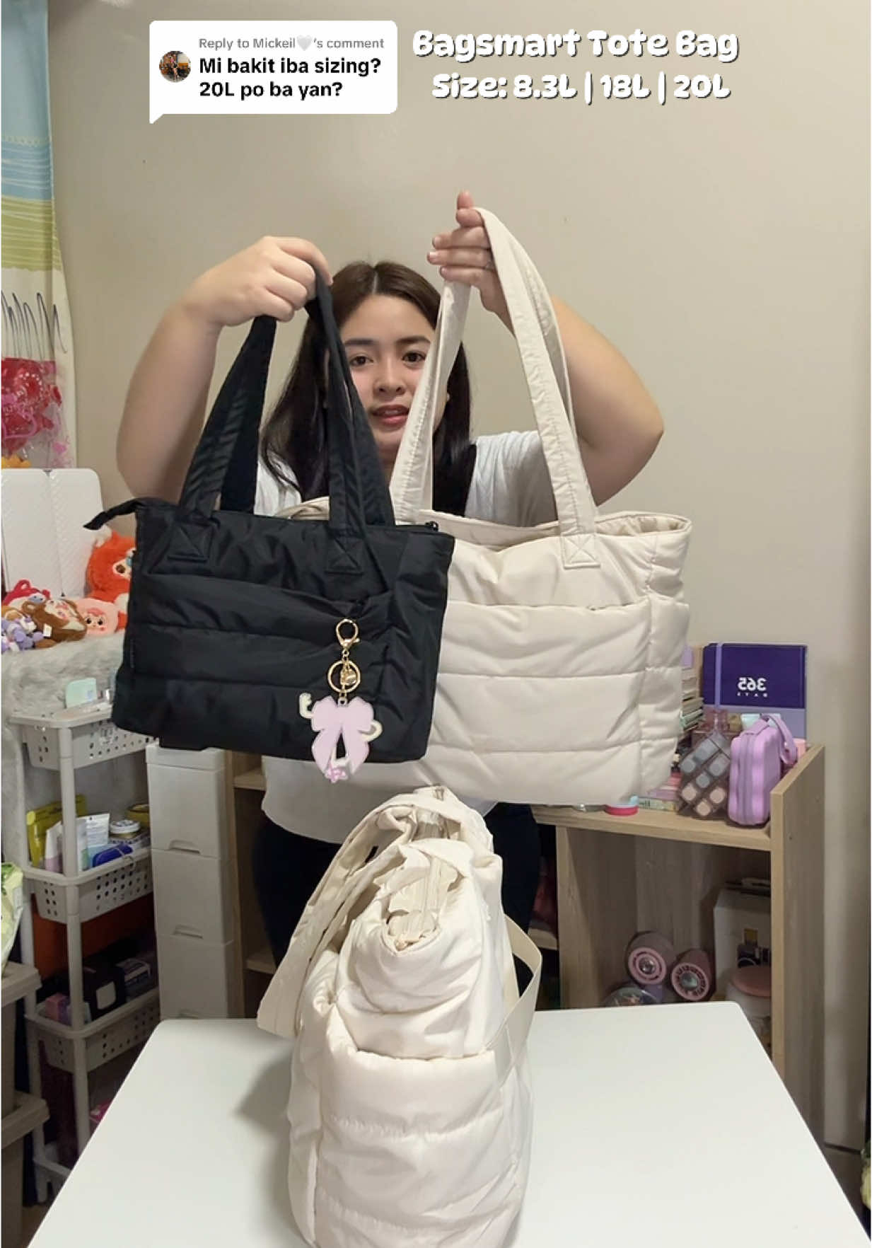 Replying to @Mickeil🤍 ❤️ #bagsmart #bagsmartph #bagsmarttotebag #totebag #bag #bags 